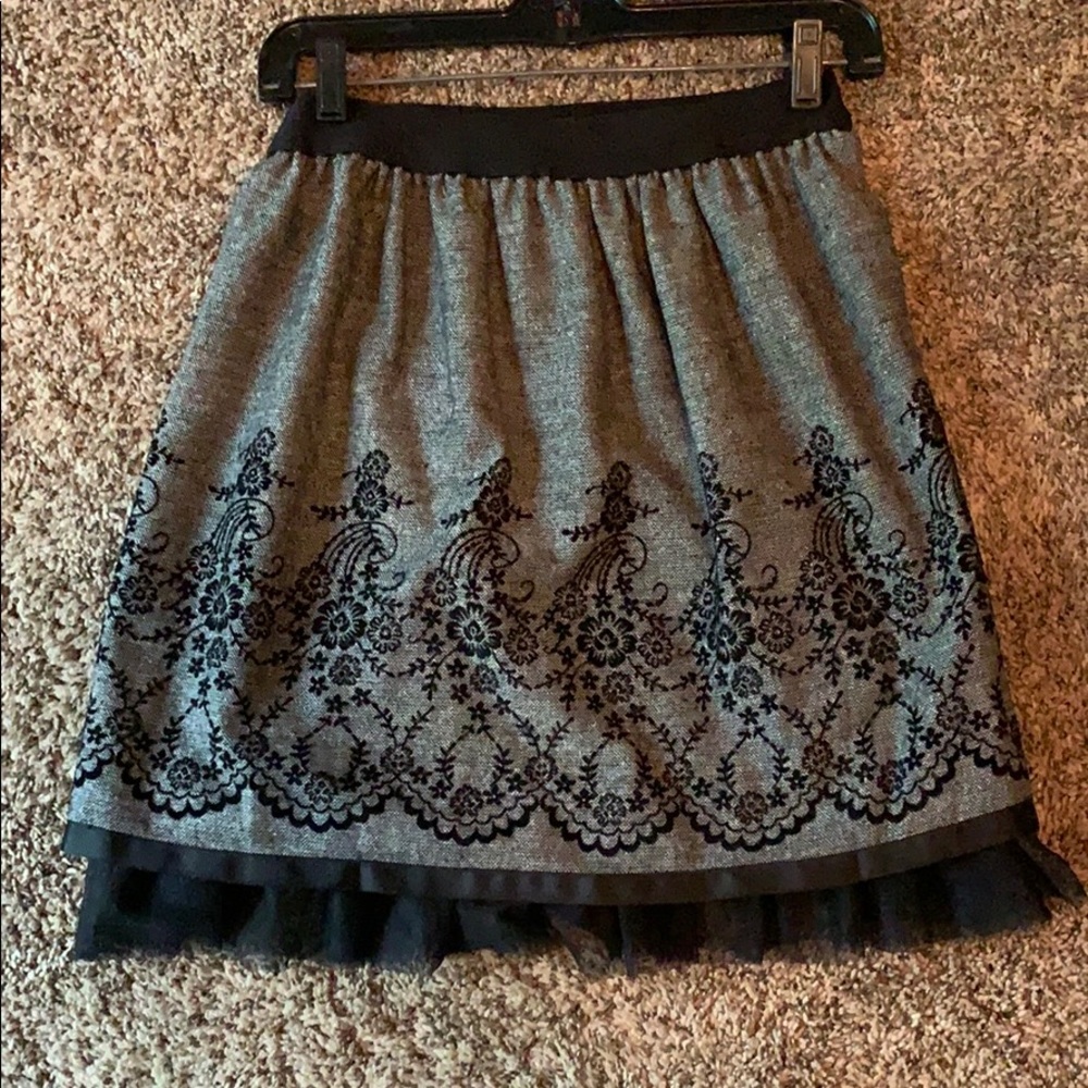Black & Gray Skirt